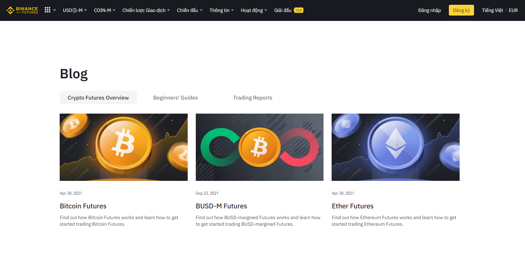 Hợp đồng tương lai tiền điện tử trên Binance Hợp đồng tương lai tiền điện tử trên Binance
