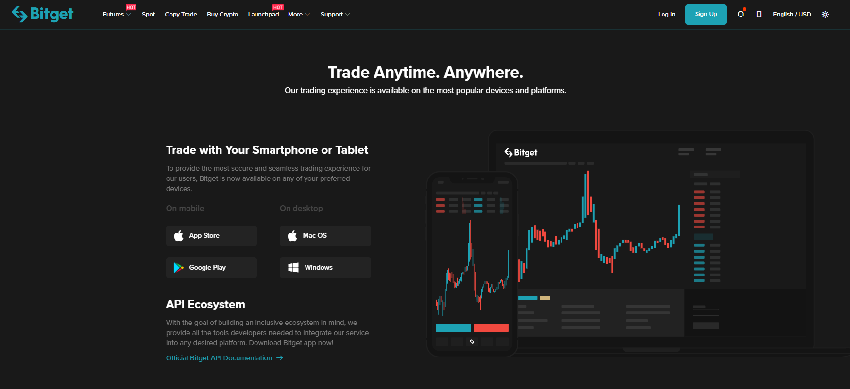 Ứng dụng di động Bitget Ứng dụng di động Bitget