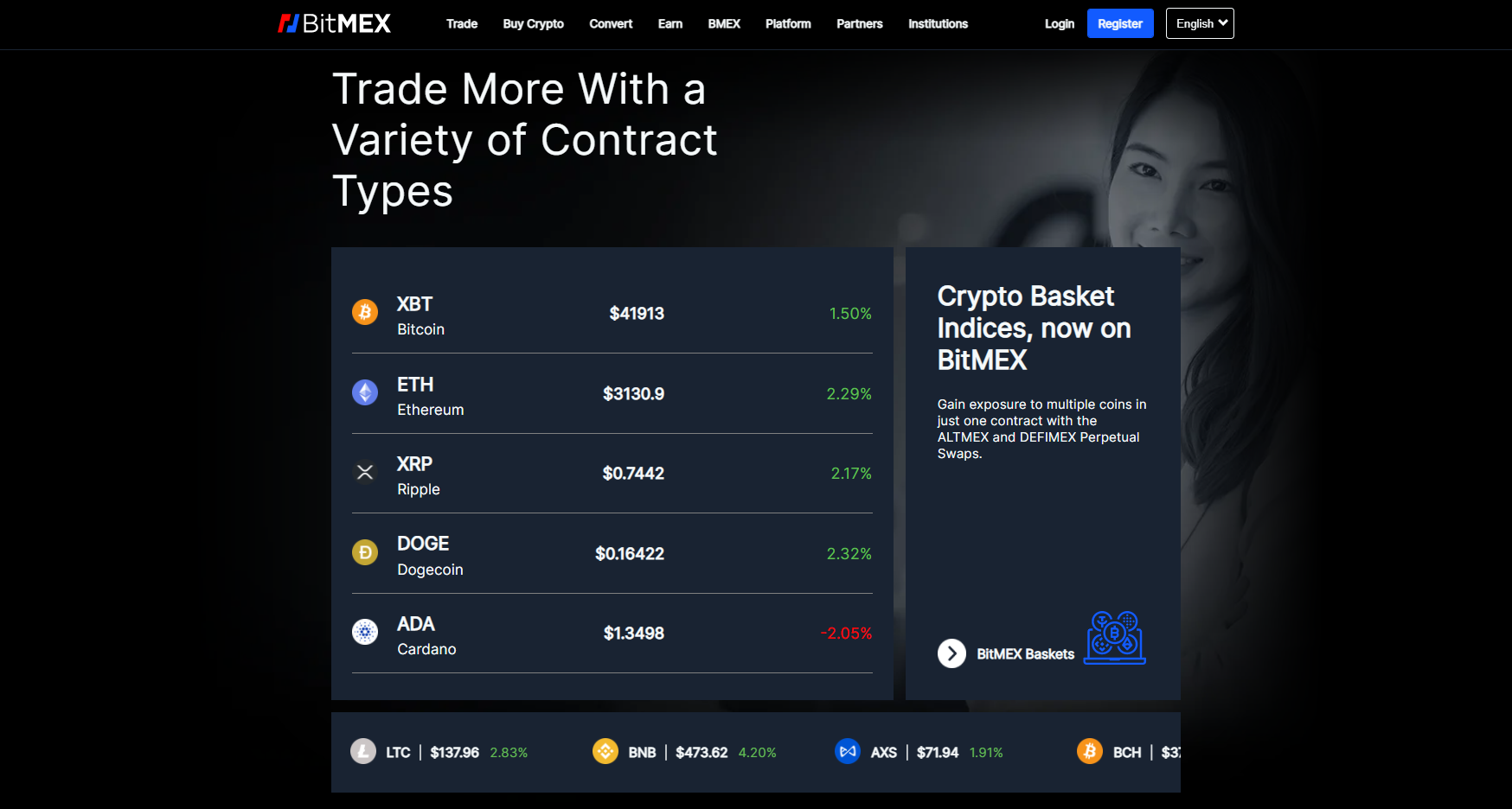 BitMEX cung cấp nhiều loại hợp đồng phái sinh BitMEX cung cấp nhiều loại hợp đồng phái sinh