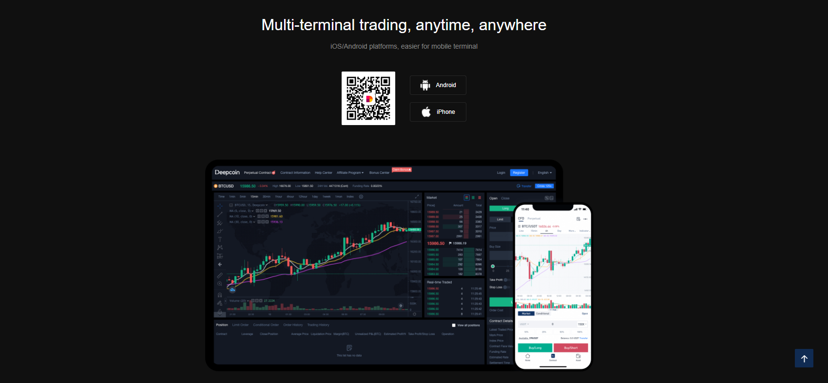 Nền tảng giao dịch phái sinh Deepcoin Nền tảng giao dịch phái sinh Deepcoin