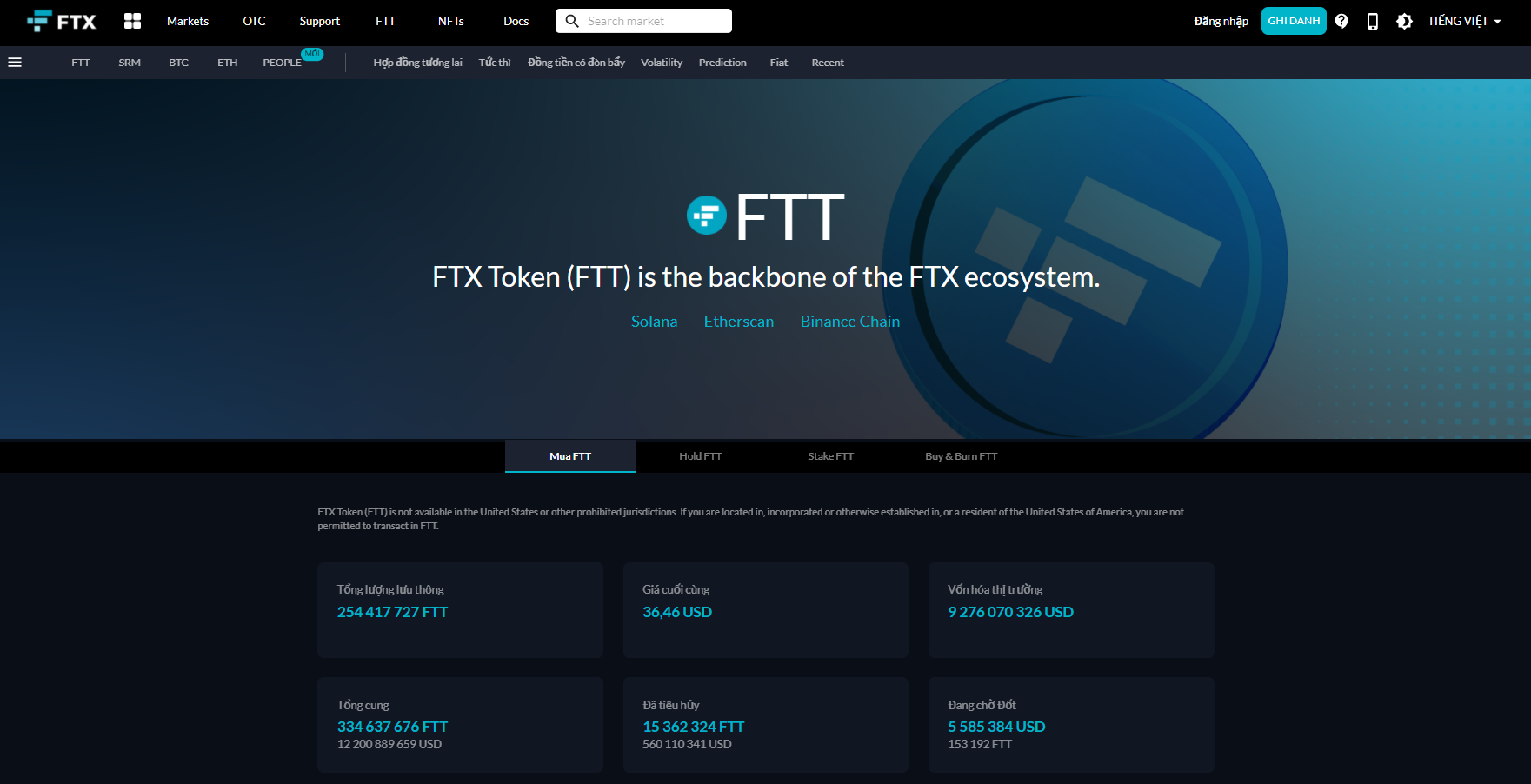 Hệ sinh thái FTX Hệ sinh thái FTX