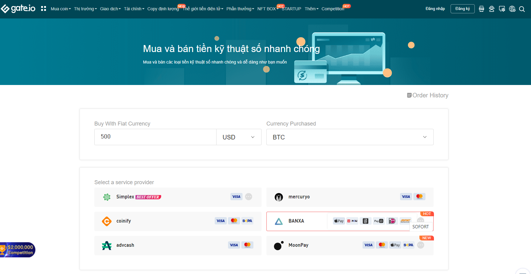 Nền tảng Gate.io cung cấp các giao dịch nhanh chóng và an toàn Nền tảng Gate.io cung cấp các giao dịch nhanh chóng và an toàn
