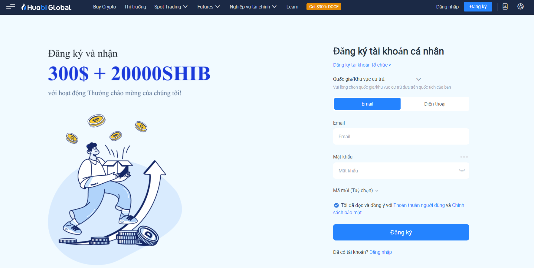 Huobi Global cung cấp tiền thưởng cho khách hàng mới Huobi Global cung cấp tiền thưởng cho khách hàng mới