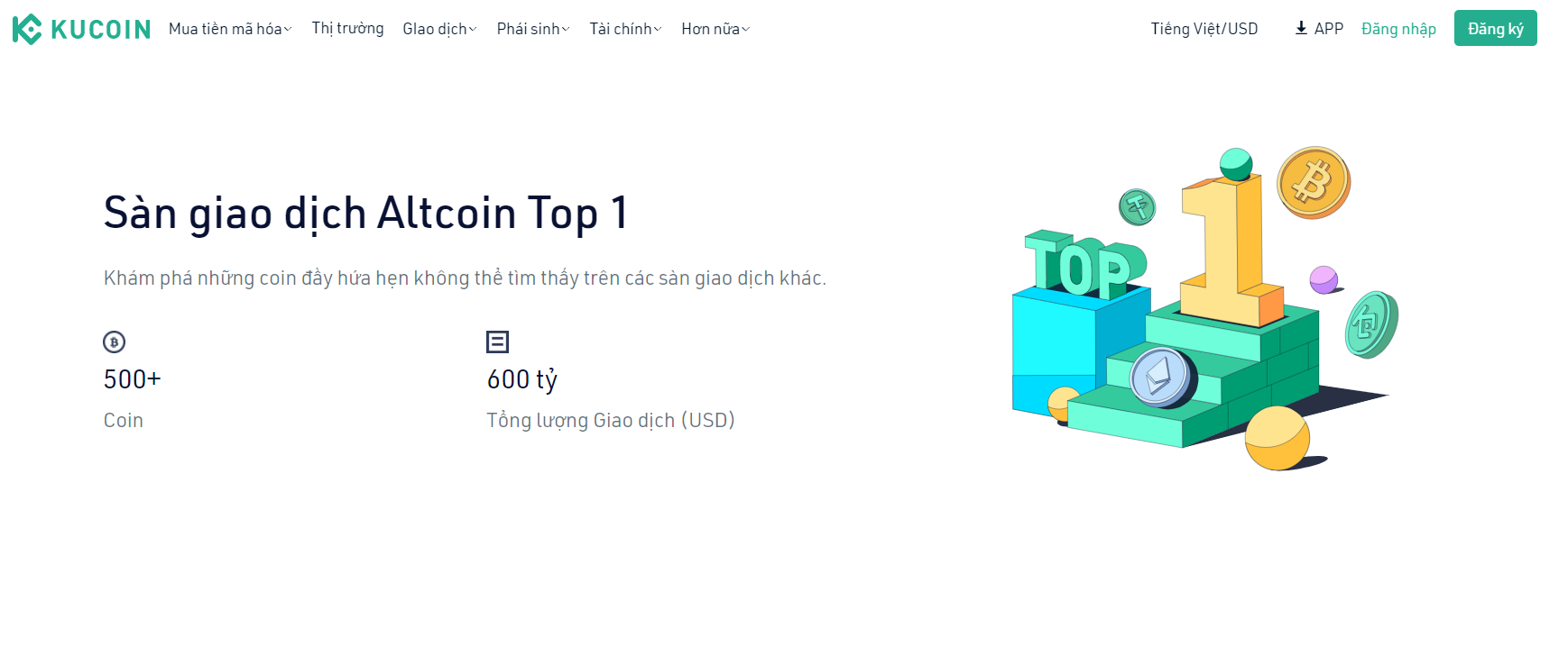 KuCoin là một sàn giao dịch tiền điện tử với nhiều loại tài sản kỹ thuật số và tiền điện tử KuCoin là một sàn giao dịch tiền điện tử với nhiều loại tài sản kỹ thuật số và tiền điện tử