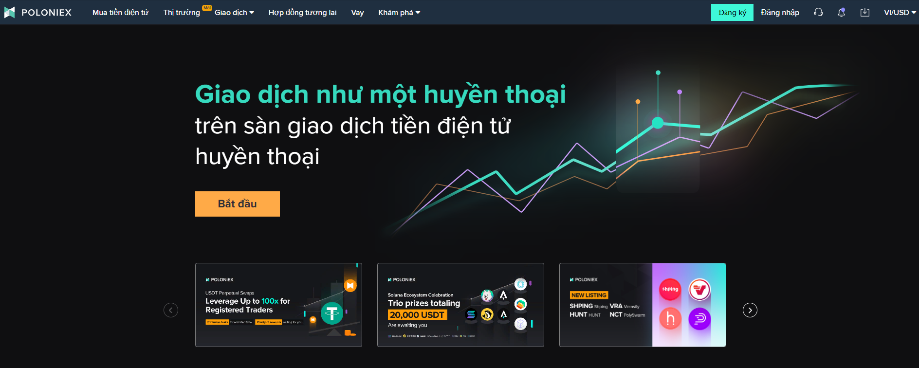 Giao dịch với sàn giao dịch Poloniex đáng tin cậy Giao dịch với sàn giao dịch Poloniex đáng tin cậy