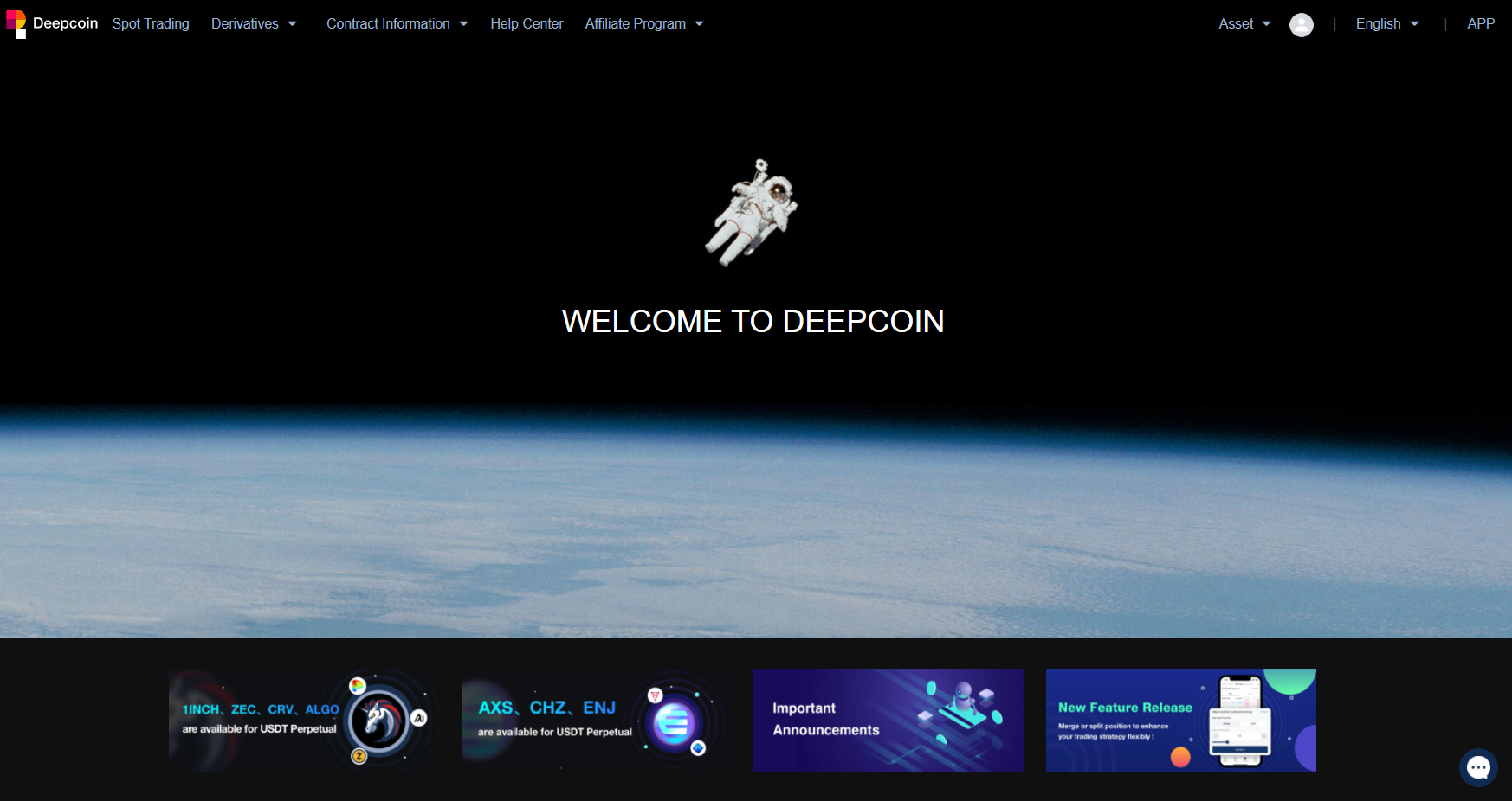Deepcoin là một nền tảng giao dịch phái sinh tiền điện tử, hỗ trợ giao dịch đòn bẩy với các hợp đồng vĩnh viễn và CFD Deepcoin là một nền tảng giao dịch phái sinh tiền điện tử, hỗ trợ giao dịch đòn bẩy với các hợp đồng vĩnh viễn và CFD